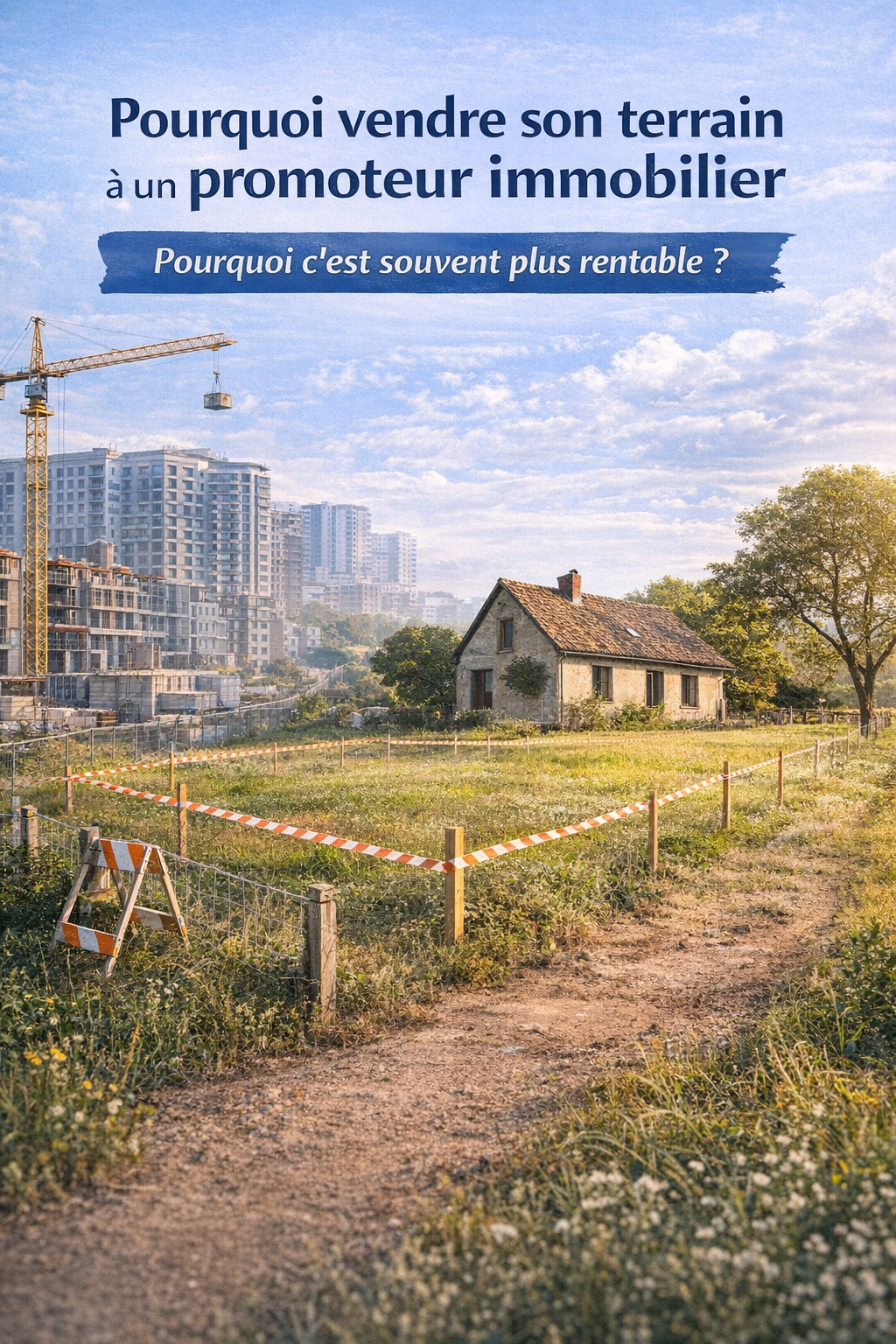 Pourquoi vendre à un promoteur